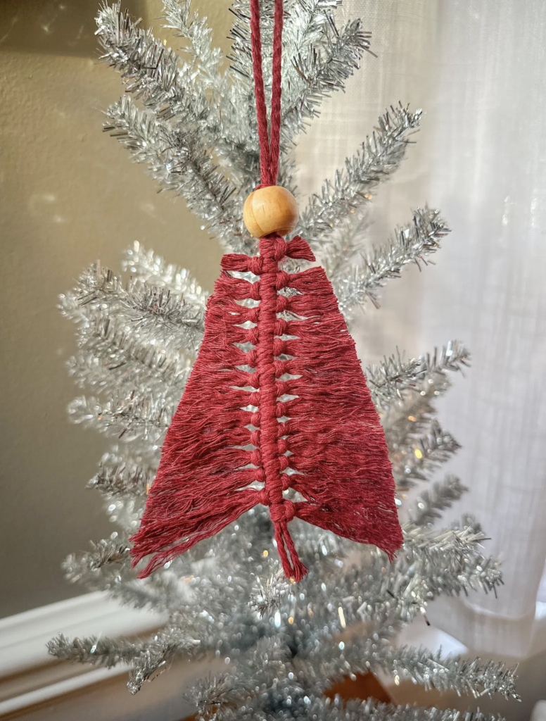 Macrame Tree Ornament