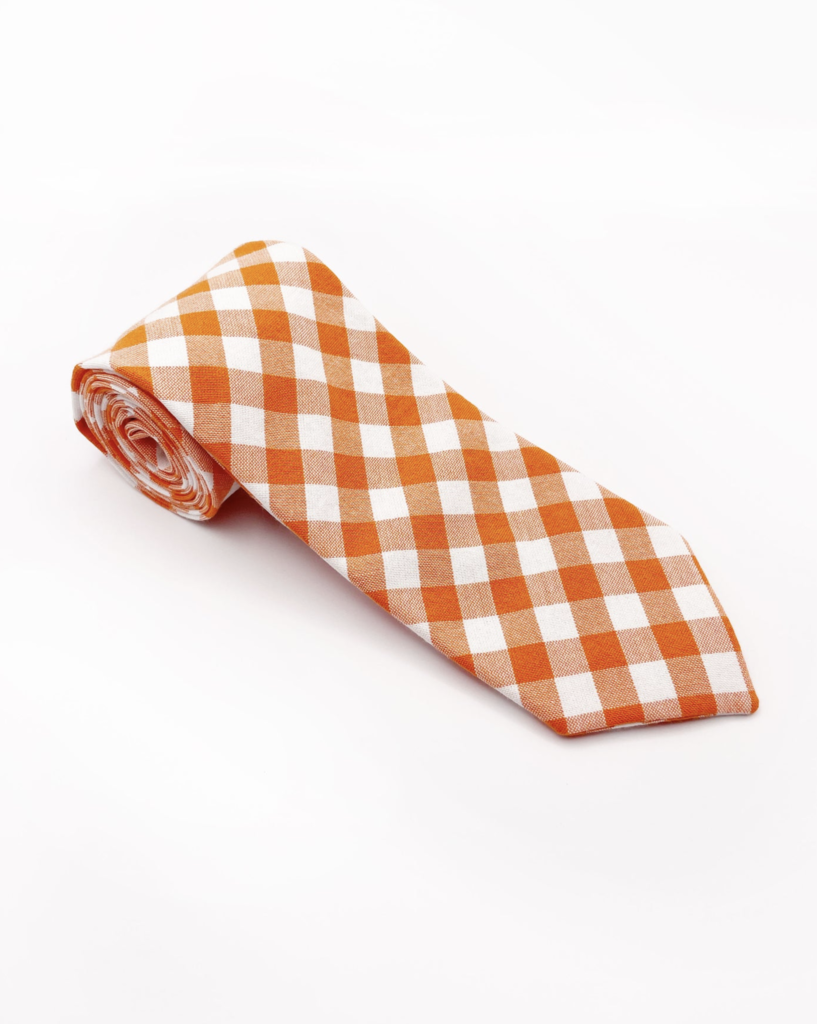 Gingham Plaid Necktie