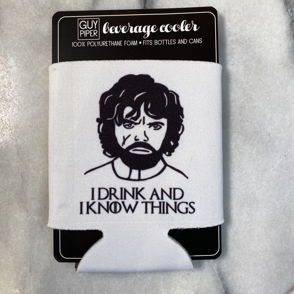 Tyrion Lannister "I know things" Koozie