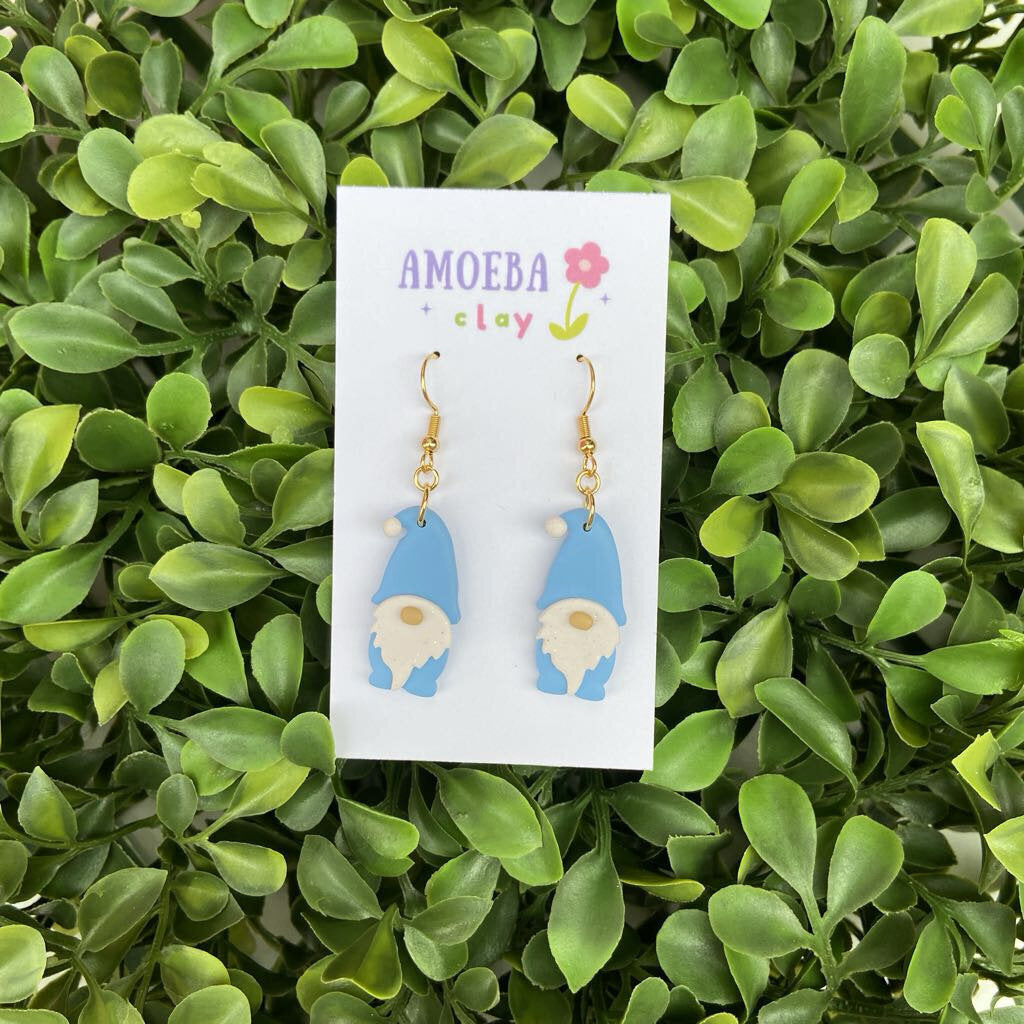 Clay Gnome Dangle Earrings